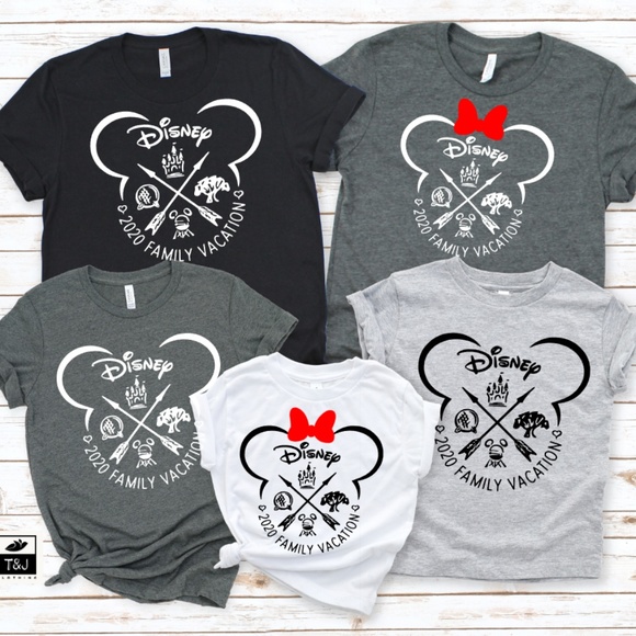 Bella Canvas Disney Matching Family 